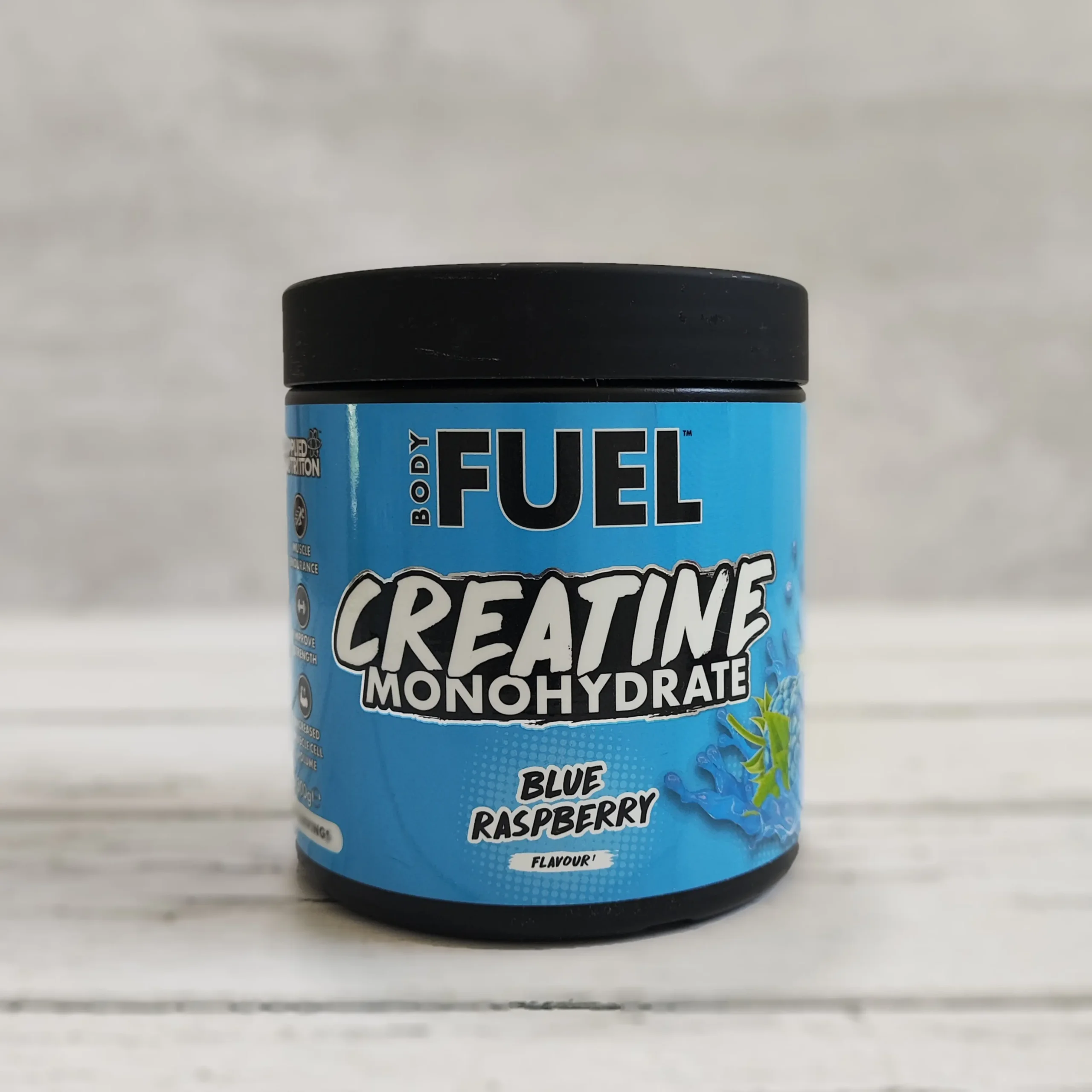 کراتین طعم دار مونوهیدرات ۳۰۰ گرمی بادی فوئل اپلاید