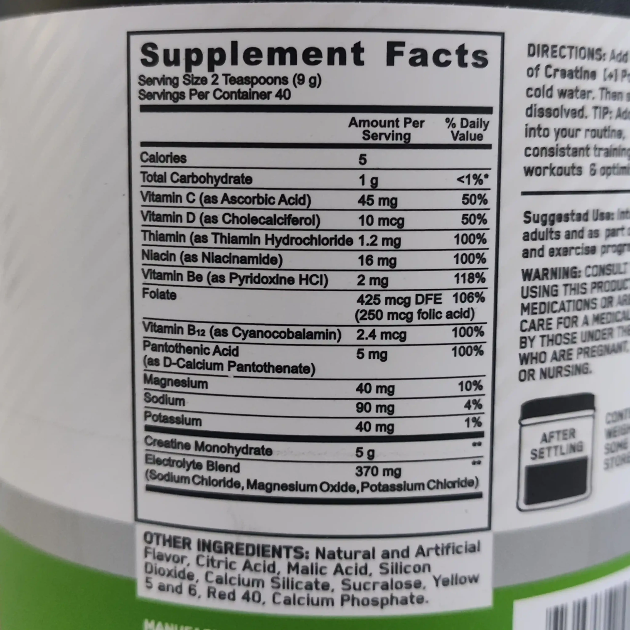 کراتین ترکیبی مونوهیدرات طعم دار